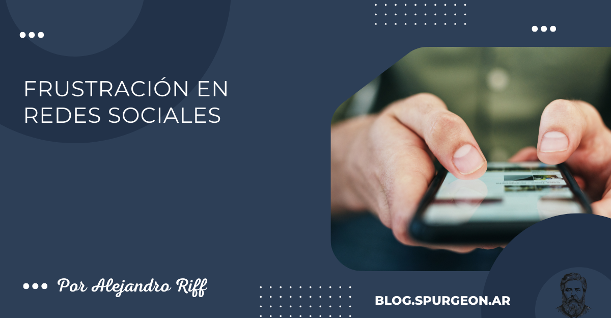 Frustración en redes sociales