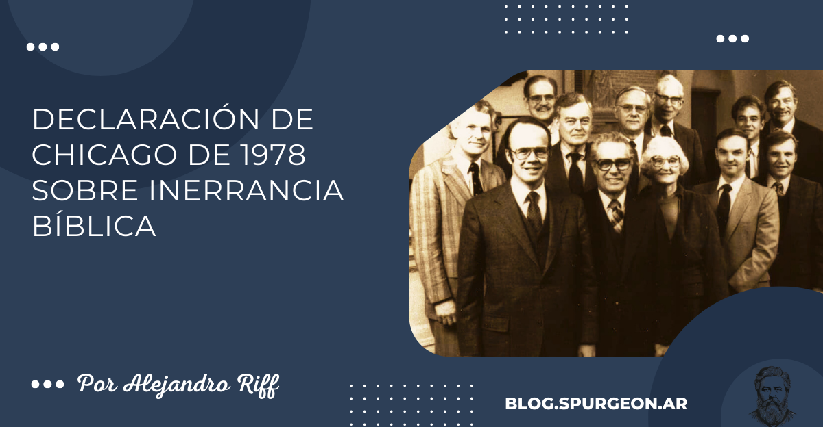 Declaración de Chicago de 1978 sobre inerrancia bíblica